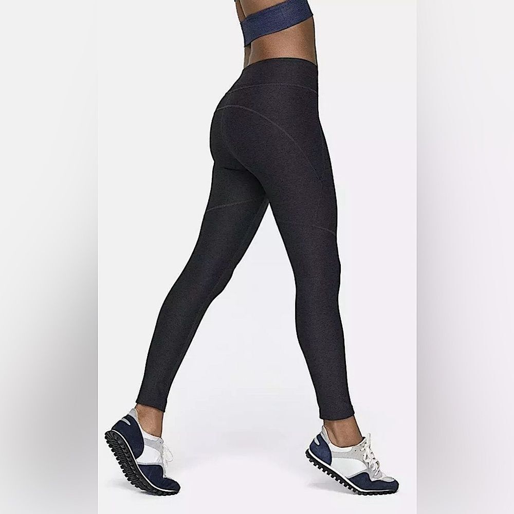 Outdoor Voices Charcoal Gray Black Yoga Athletic Leggings Women’s Size S
